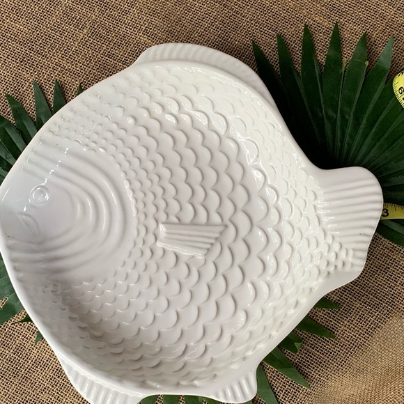 DELTIS White Fish Plater - Picture 2 of 6